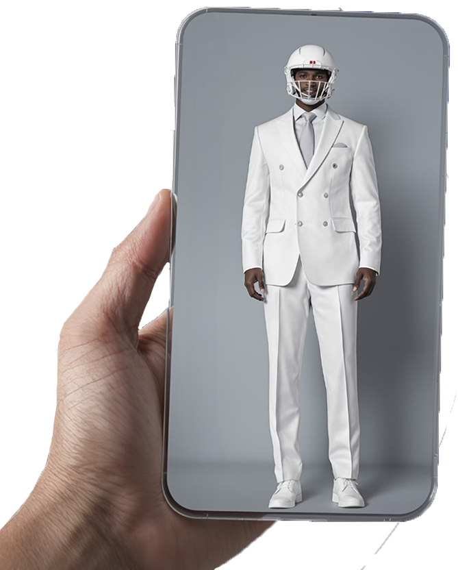 hand with a phone